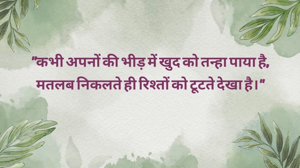 rishte matlabi shayari rishte matlabi shayari